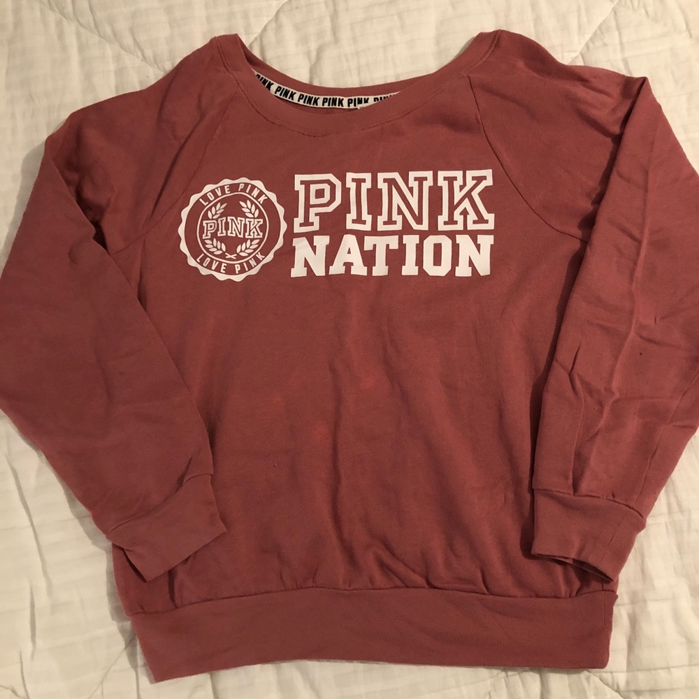 Pink long sleeve shirt
